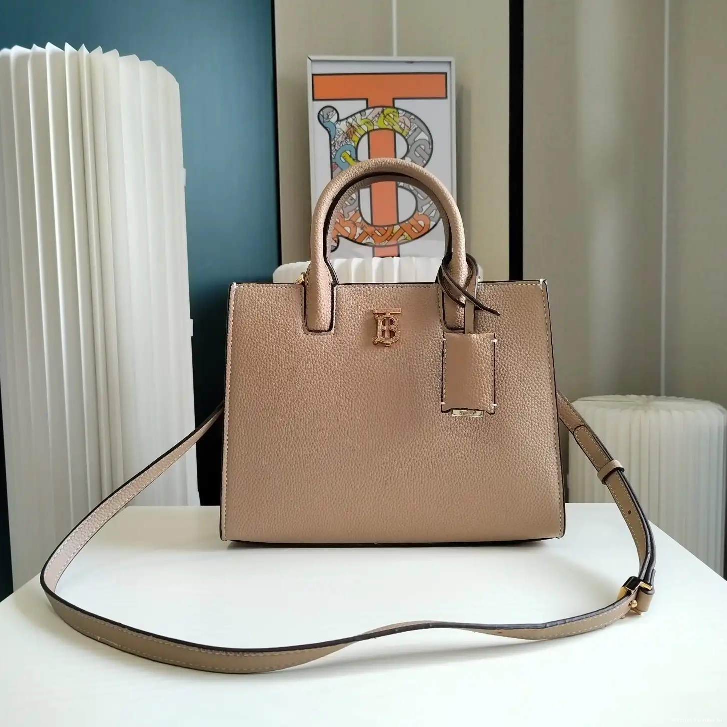Official First Bag Ru Bag BURBERRY Small Frances 0531